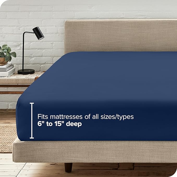 Bare Home Fitted Bottom Sheet Twin - Image 6