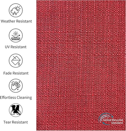 23.5x25 inch Outdoor/Indoor Deep Seat Patio Cushions Set of 2 Deep Seat Bottom - Image 4