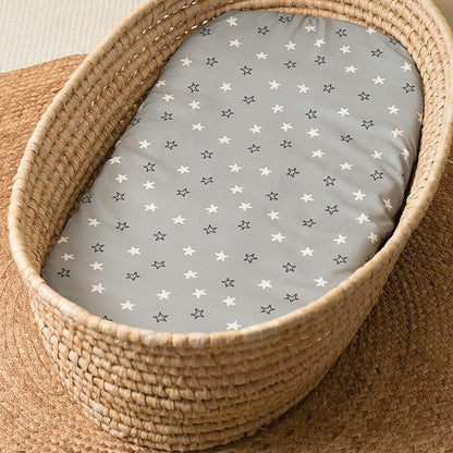 Baby Bassinet Sheets 3 Pack, Fitted Cradle Sheets - Image 7