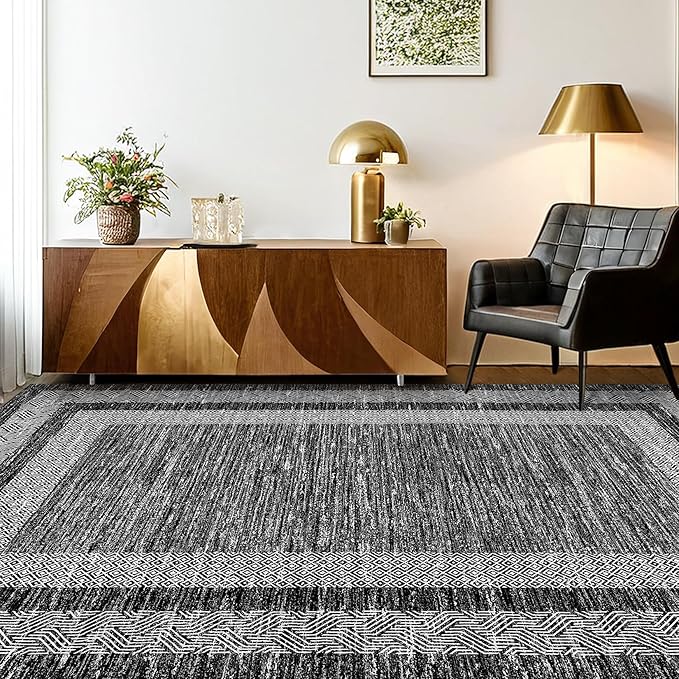 GarveeHome Modern Geometric Rug 4x6 Washable Rug - Image 8