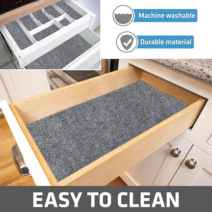 Drymate Premium Luxury Shelf & Drawer Liner, Thick Cushioned Fabric, - Image 6
