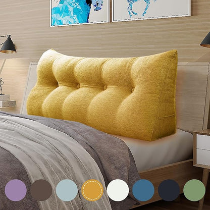 13 lbs Thickened Headboard Pillow Wedge Pillow Headboard Reading Pillow Bed - Image 3