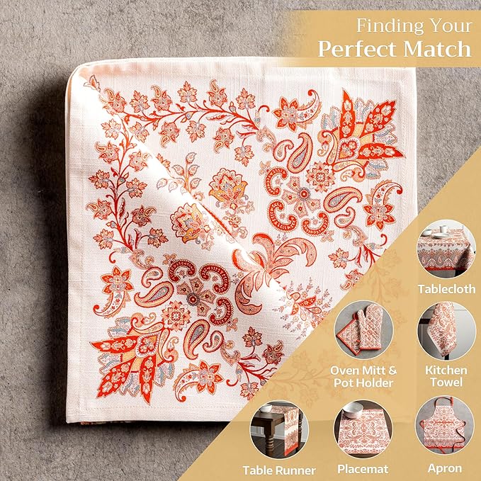 Maison d' Hermine Cloth Napkins Set of 4 100% Cotton - Image 5