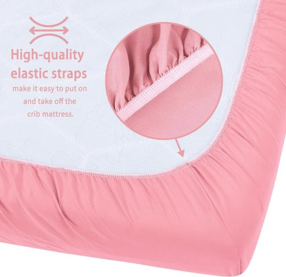 Pack and Play Sheets Fitted, 2 Pack Pack n Play Sheets - Image 4