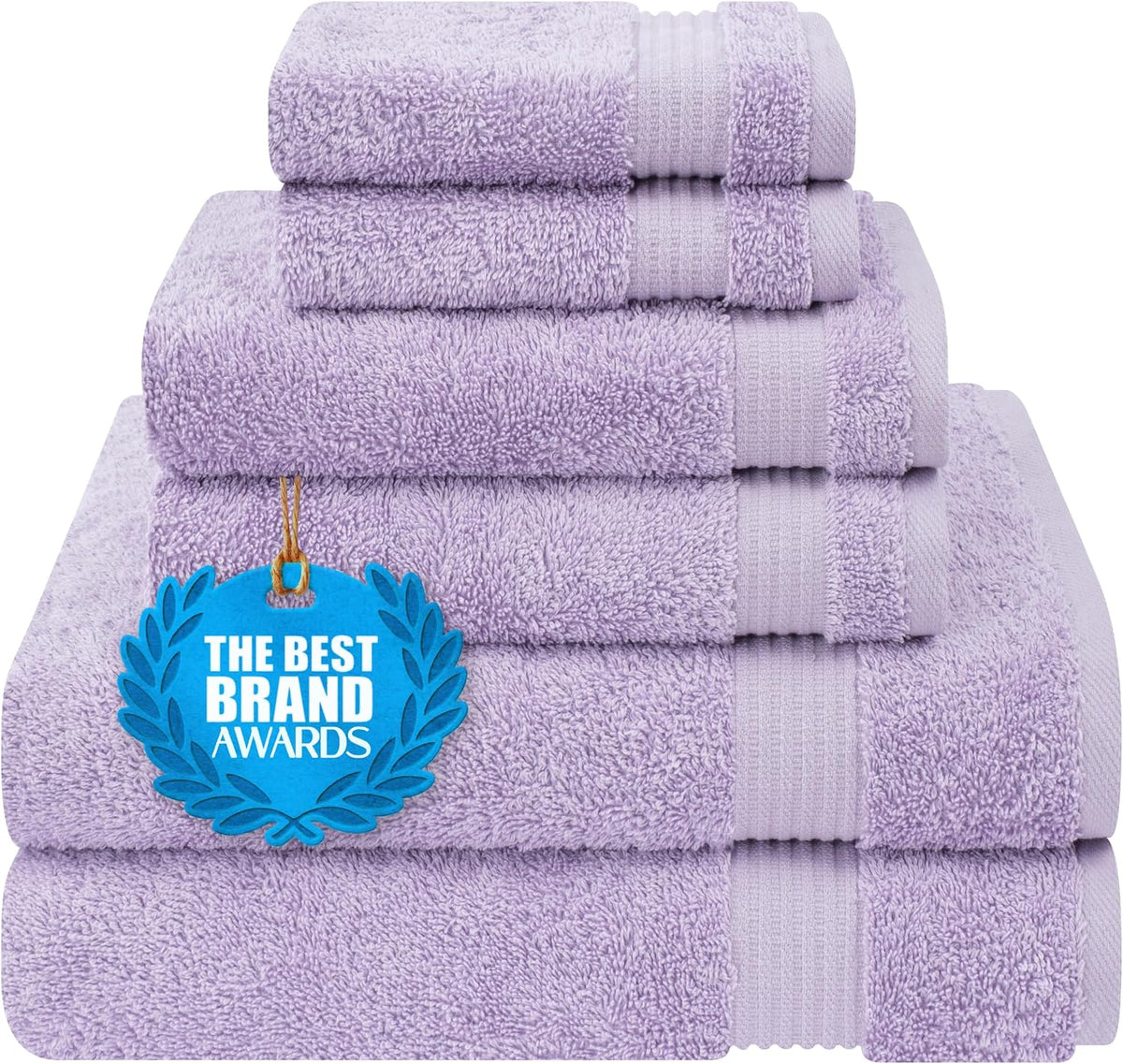 cotton paradise 100% cotton turkish towel set, soft shown in use