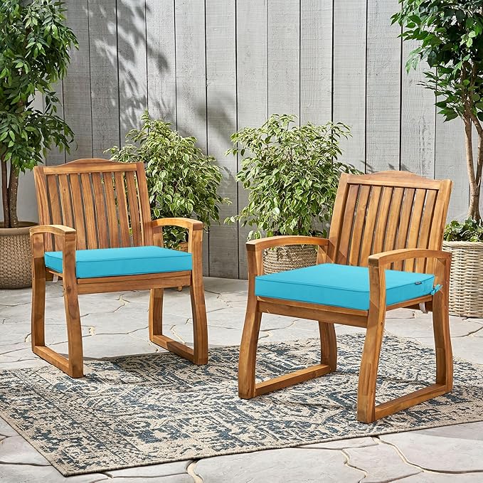 Outdoor Chair Cushions 24 x 24 Inch Waterproof Patio Chair Cushions - Image 6