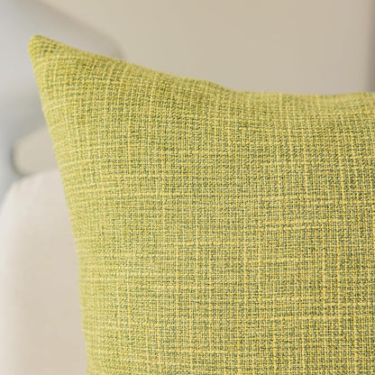 Kevin Textile Pack of 2, Decorative 2 Tone Linen Pillow Covers Cushion Cover - Image 3