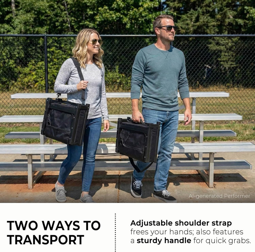 SPORT BEATS Stadium Seats with Back Support Folding Chair for Bleachers