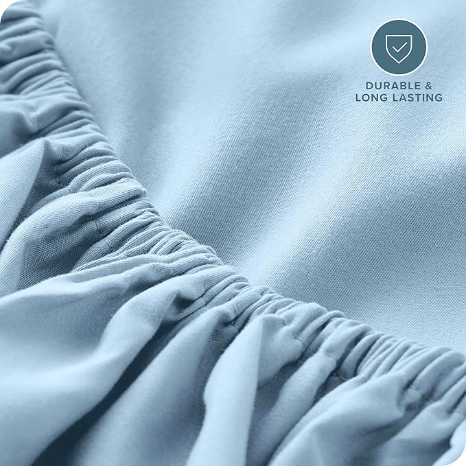 Bare Home Fitted Bottom Sheet King - Image 5
