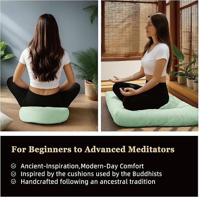 Meditation Zafu Cushion Set - Image 6