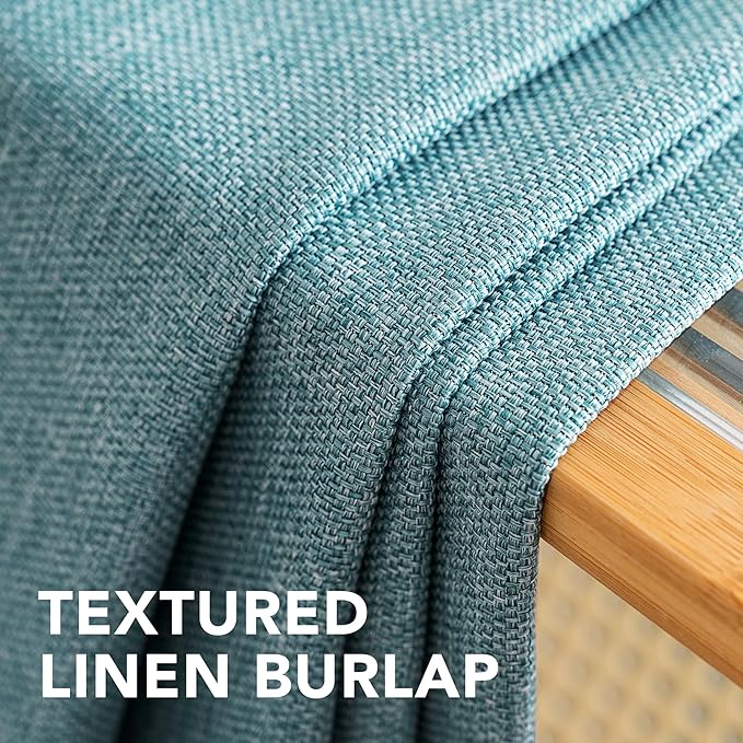 H.VERSAILTEX Linen Blackout Curtain 84 Inches Long - Image 5