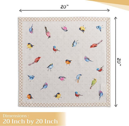 Maison d' Hermine Cloth Napkins Set of 4 100% Cotton Everyday Reusable Square - Image 4