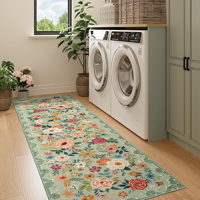 DUKINO Runner Rug, 2x7 Boho Kitchen Rug - Image 4