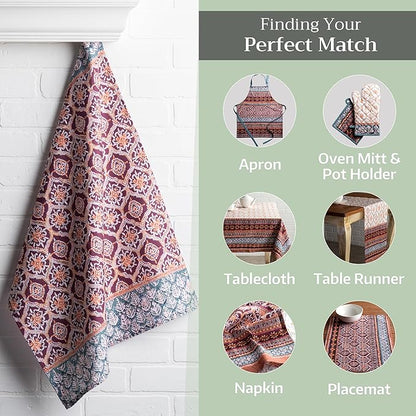 Maison d' Hermine Kitchen Towels Set of 3 100% Cotton 20" x 27.5" Reusable - Image 6