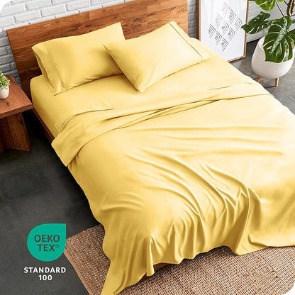 Bare Home Split Head Flex King Sheet Set - Image 8