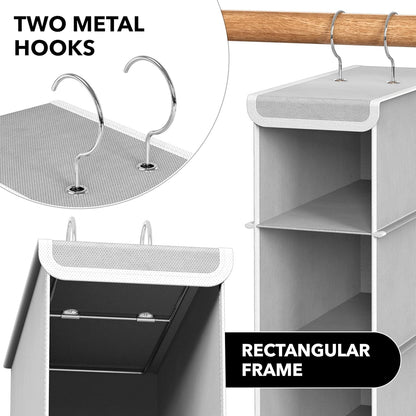 simple houseware 2 pack 10 shelves hanging shoe showing dimensions