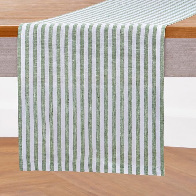 Solino Home Linen Table Runner 72 Inches Long - Image 2