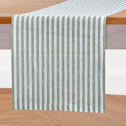 Solino Home Striped Linen Table Runner 48 Inches - Image 2