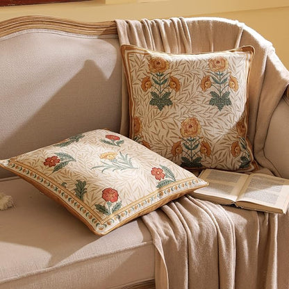 patdrea Designer Pack of 4 Throw Pillow Covers, Vintage Square Farmhouse - Image 8