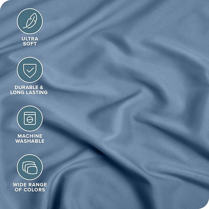Bare Home 2-Pack Fitted Bottom Sheets Short Queen - Image 2