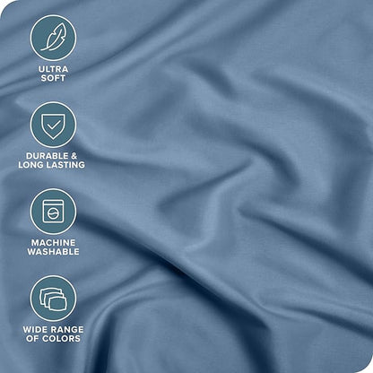 Bare Home 2-Pack Fitted Bottom Sheets Short Queen - Image 2