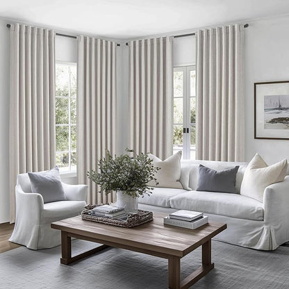 Blackout Extra Long Curtains & Drapes 108 Inches Long 2 Panels Set, Lush Pinch - Image 6
