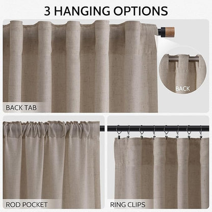 Nanspring 108 Inch Long Curtains - Image 2