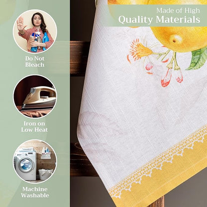 Maison d' Hermine Kitchen Towels Set of 3 100% Cotton 27.50" x 20" Reusable - Image 3