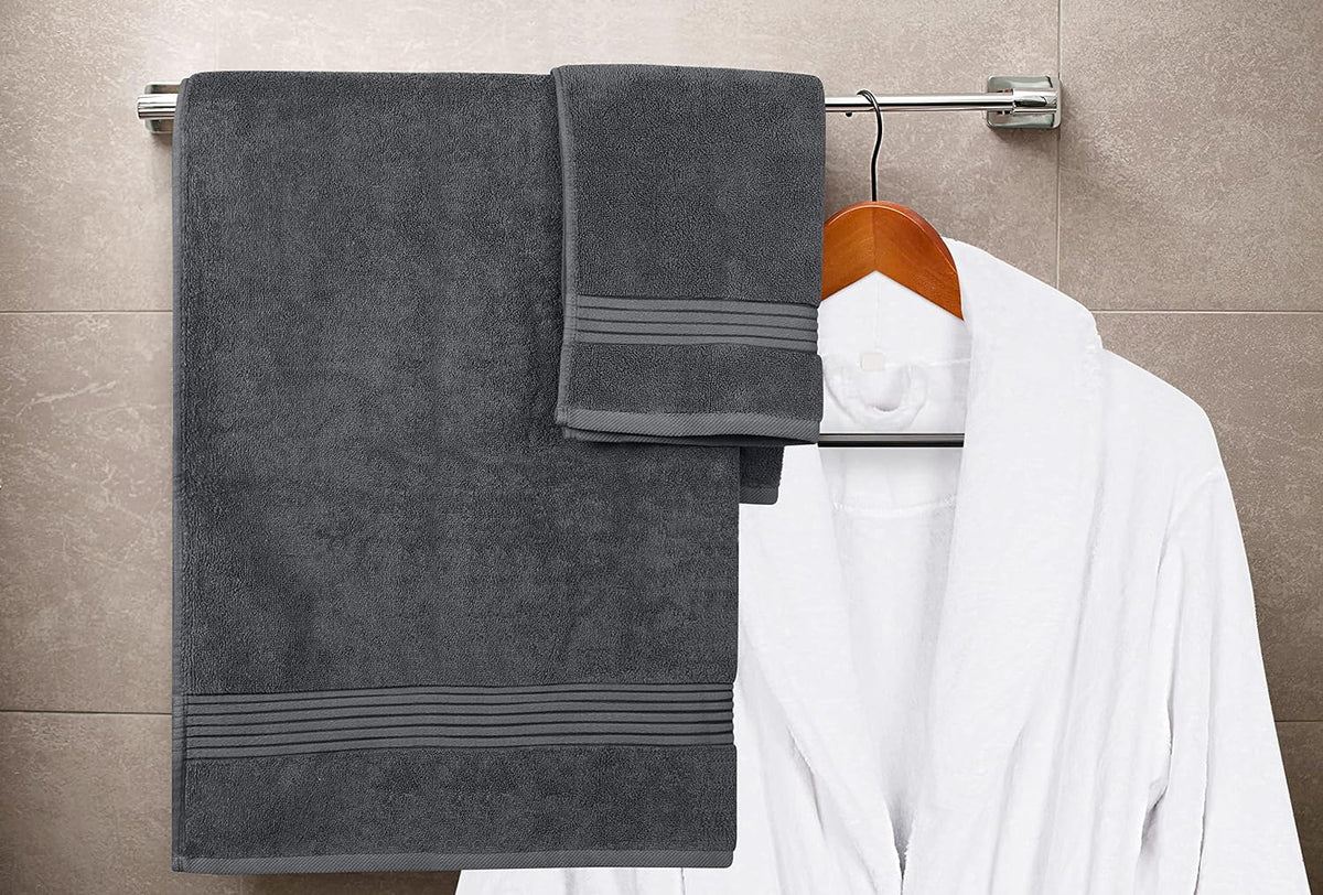 utopia towels 8 piece premium towel set, 2, package contents