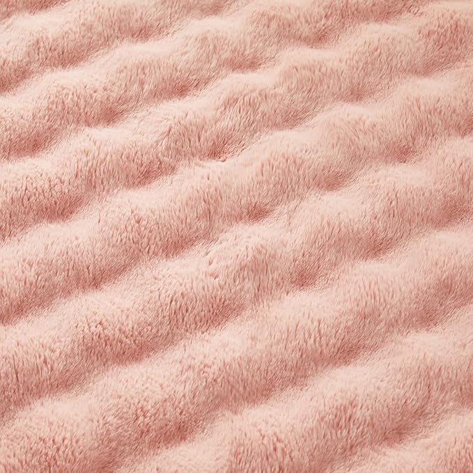 Faux Fur Throw Blanket for Couch Cozy Fuzzy Soft Plush Thick Fluffy Fleece - Image 2