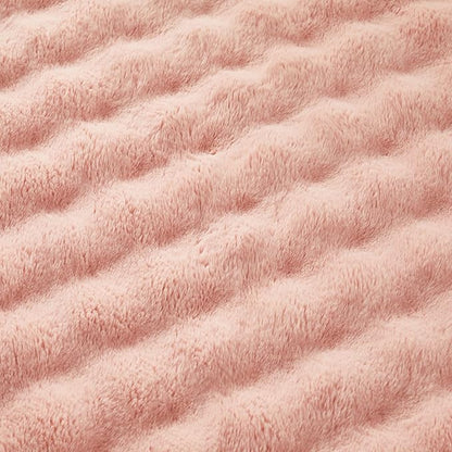 Faux Fur Throw Blanket for Couch Cozy Fuzzy Soft Plush Thick Fluffy Fleece - Image 2