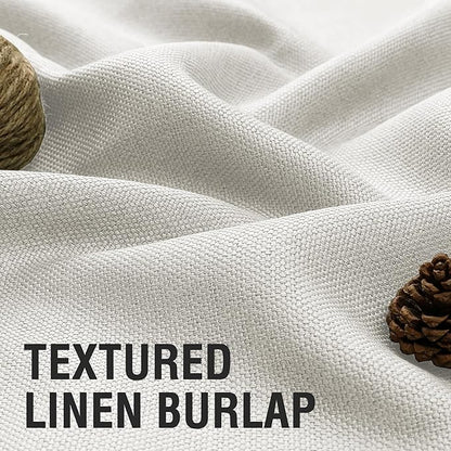 H.VERSAILTEX 90% Blackout Linen Curtains 108 Inches Long - Image 4