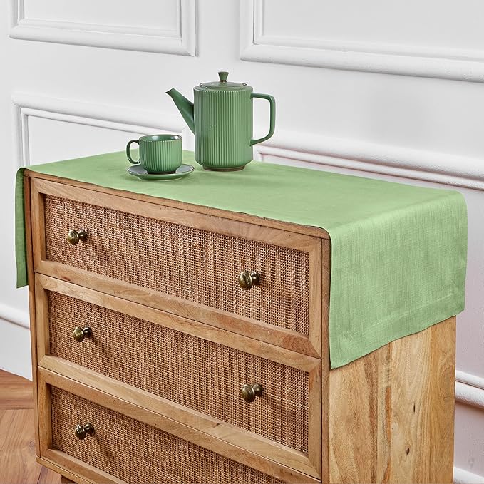 Solino Home Linen Table Runner 72 Inches Long - Image 9
