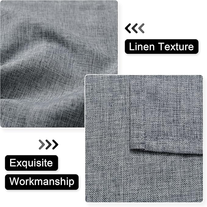 Hiasan Grey Light Filtering Curtain Valances - Image 2