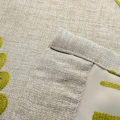 Melodieux Wheat Embroidery Extra Wide Curtain - Image 7
