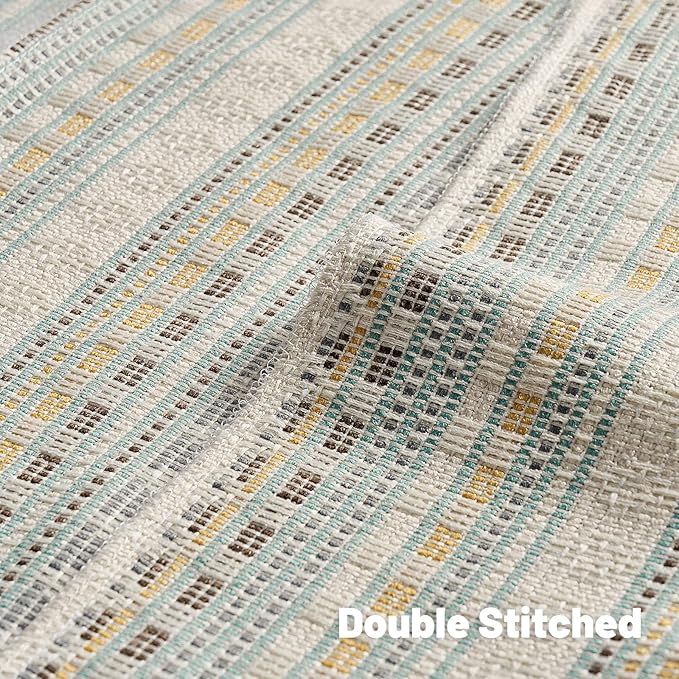 FUTEI Yellow Grey Decorative Throw Pillow Covers 12x20 Inch Set of 2, Soft Cozy - Image 4