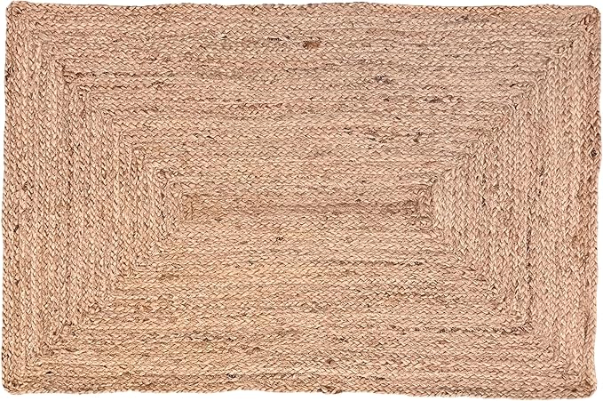 Ramanta Home Hand Woven Jute Braided Rug 2'x3' - Image 6