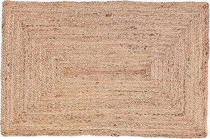 Ramanta Home Hand Woven Jute Braided Rug 2'x3' - Image 6