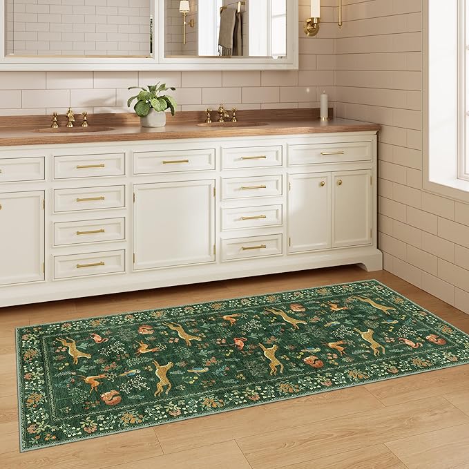 DUKINO 2x5 Rug for Hallway, Washable Kitchen Runner Rug - Image 4