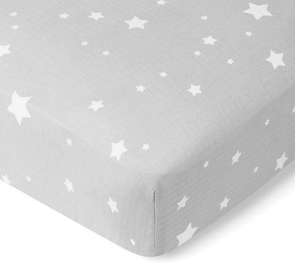 Newton Baby Fitted Mini Crib Sheets | Organic Muslin Cotton, Breathable & Soft - Image 6
