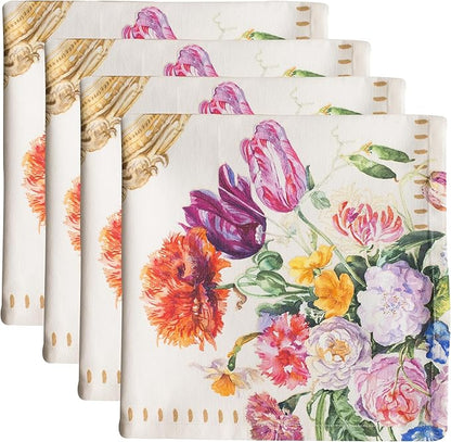 Maison d' Hermine Cloth Napkins Set of 4 100% Cotton Everyday Reusable Square by MaisondHermine