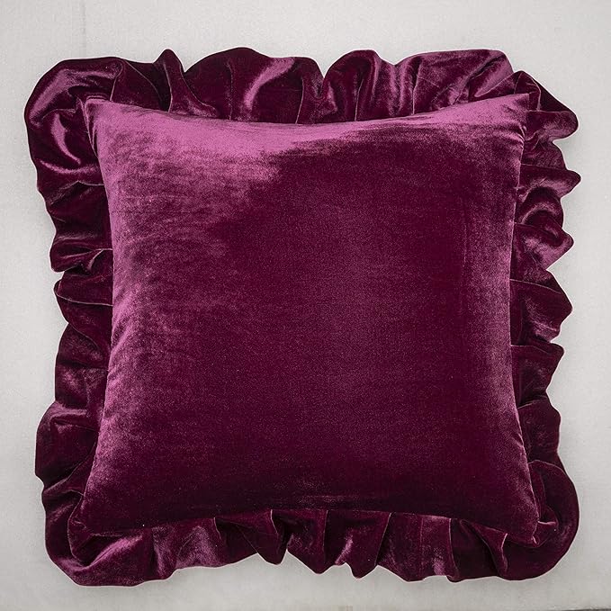 Velvet Throw Pillow Cover Soft Decorative Luxurious Solid Square Cushion Case - Image 8