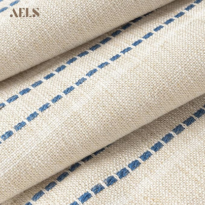 AELS 14x36 Decorative Lumbar Throw Pillow Covers, Farmhouse Linen Textured Long - Image 3