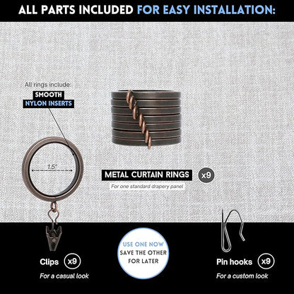 BlastHome® Luxury Curtain Rings - Image 2