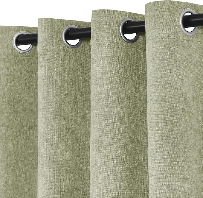Macochico 100% Blackout Chenille Curtains - Image 4