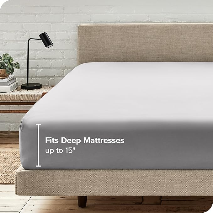Bare Home Fitted Bottom Sheet Twin XL Size - Image 6
