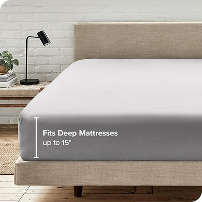 Bare Home Fitted Bottom Sheet Twin XL Size - Image 6
