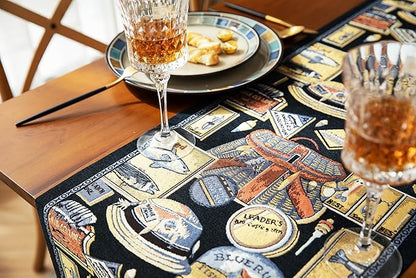 13×72 Inch Table Runner, Retro-Luxury Tassels Series - Image 5