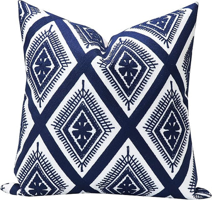 Slow Cow Embroidery Cushion Cover Decorative Invisible Zipper Throw Pillow Cover by SLOW+COW