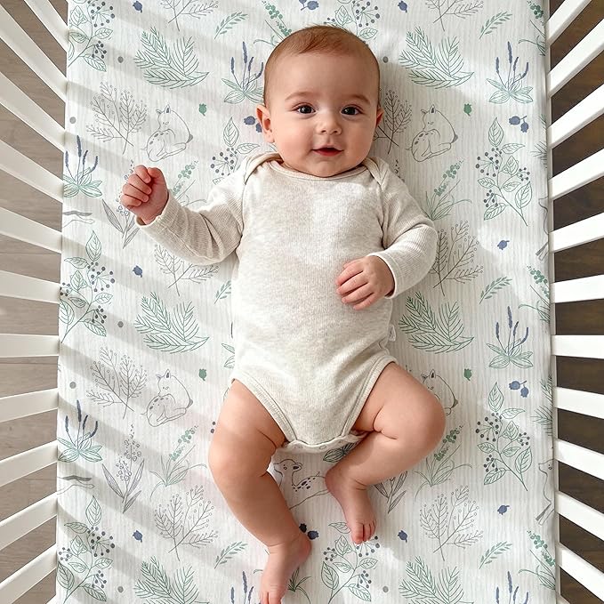 Muslin Mini Crib Sheets, 2 Pack - Image 2